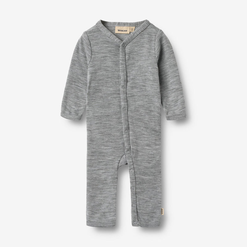 Wheat Wool Wolle Jumpsuit Dusty Jumpsuit 0224 melange grey