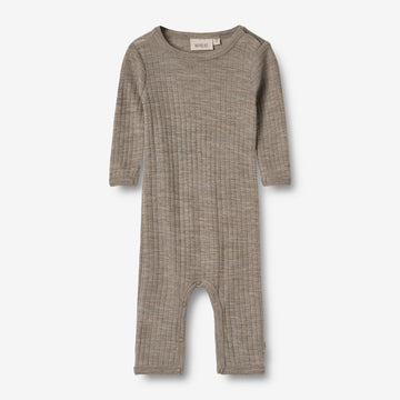 Wheat SMU Wolle Jumpsuit Frankie Jumpsuit 3204 khaki melange