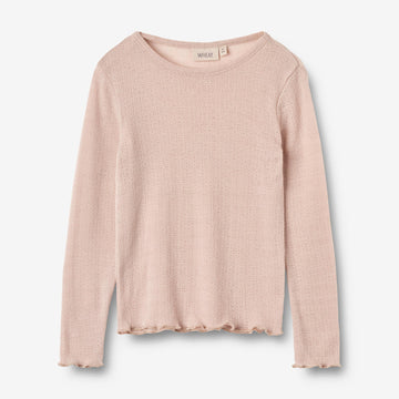 Wheat Wool Wolle Langarm-Shirt Ruffle Alli Jersey Tops and T-Shirts 1356 pale lilac