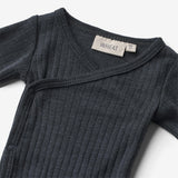 Wheat Wool Wolle/Seide Wickelbody Willow Underwear/Bodies 1432 navy