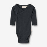 Wheat Wool Wolle/Seide Wickelbody Willow Underwear/Bodies 1432 navy