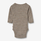 Wheat Wool Wolle/Seide Wickelbody Willow Underwear/Bodies 3204 khaki melange
