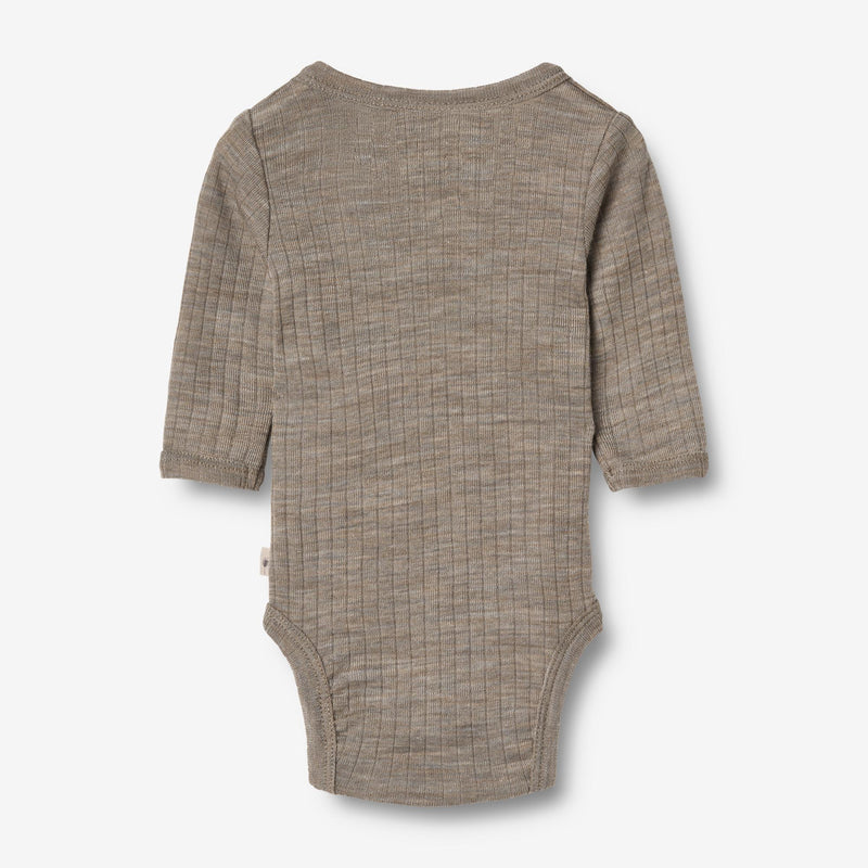 Wheat Wool Wolle/Seide Wickelbody Willow Underwear/Bodies 3204 khaki melange