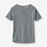 Wheat Wool Wolle T-Shirt Seo Jersey Tops and T-Shirts 0224 melange grey