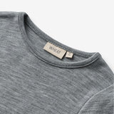 Wheat Wool Wolle T-Shirt Seo Jersey Tops and T-Shirts 0224 melange grey