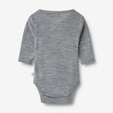 Wheat SMU Wolle Wickelbody Willow Underwear/Bodies 0224 melange grey