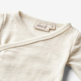 Wheat SMU Wolle Wickelbody Willow Underwear/Bodies 1141 eggshell melange
