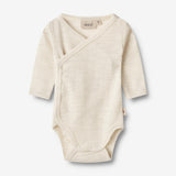 Wheat SMU Wolle Wickelbody Willow Underwear/Bodies 1141 eggshell melange