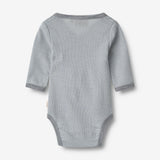 Wheat SMU Wolle Wickelbody Willow Underwear/Bodies 1522 cloudy sky stripe