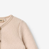 Wheat Wool Wollfleece-Cardigan Kari Sweatshirt 1356 pale lilac