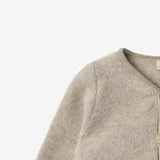 Wheat Wool Wollfleece-Cardigan Kari Sweatshirt 3204 khaki melange