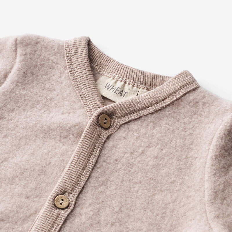 Wheat Wool Wollfleece-Cardigan Kari Sweatshirts 1135 dry rose