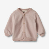 Wheat Wool Wollfleece-Cardigan Kari Sweatshirts 1135 dry rose