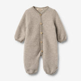 Wheat Wool Wollfleece Fahranzug Levi Jumpsuit 3204 khaki melange