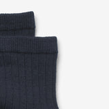 Wheat Main Wollrippensocken Vilde Socks/Tights 1432 navy