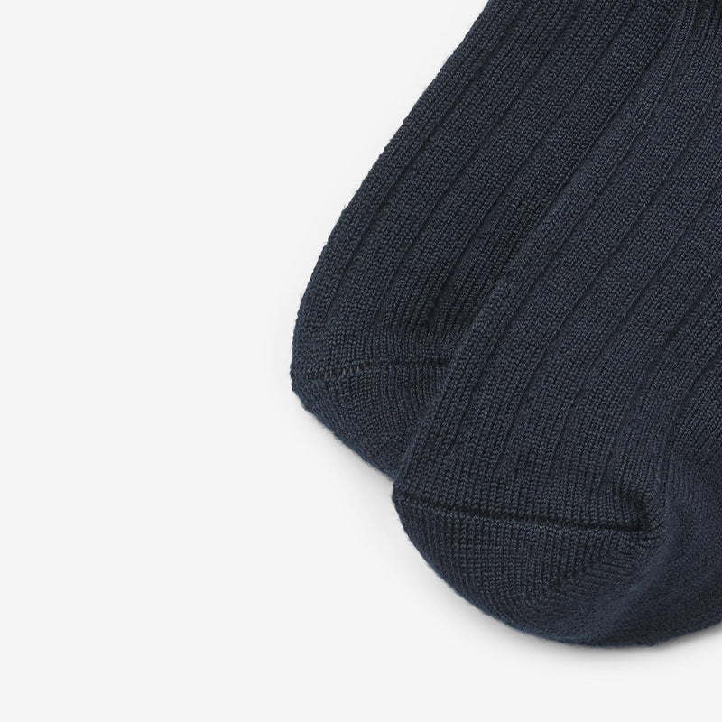 Wheat Main Wollrippensocken Vilde Socks/Tights 1432 navy