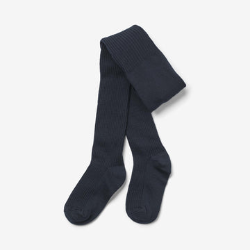 Wheat Main Wollrippstrumpfhose Robin Socks/Tights 1432 navy