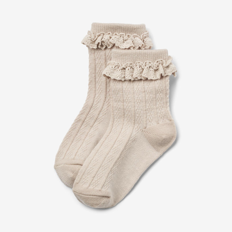 Wheat Main Wollspitzensocken Nora Socks/Tights 3191 offwhite