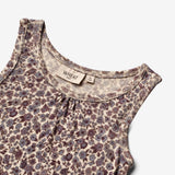 Wheat Wool Wollunterhemd für Jungs Underwear/Bodies 1493 purple flowers