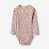 Wheat Main Wool Body L/S Lucca Body 1359 pale lilac flowers