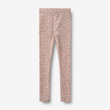 Wheat Main Wool Leggings Agi Legging 1359 pale lilac flowers