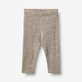 Wheat Main Wolle-Seide Leggings Agi Legging 3204 khaki melange