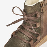 Wheat Footwear Woolie Tex Schnürsenkel glänzend Winter Footwear 0090 taupe