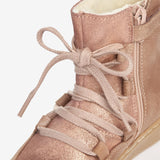 Wheat Footwear Woolie Tex Schnürsenkel glänzend Winter Footwear 2031 rose dawn