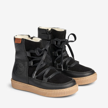 Wheat Footwear Woolie Tex Schürsenkel Winter Footwear 0021 black