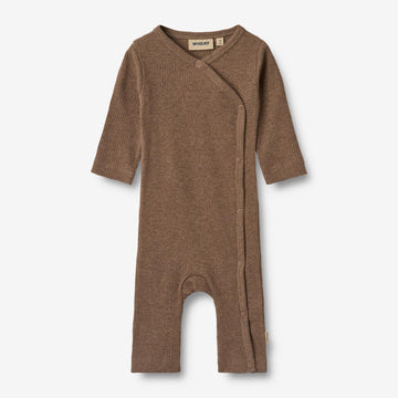 Wheat Main Wrapsuit Everest Jumpsuit 9549 coffee melange