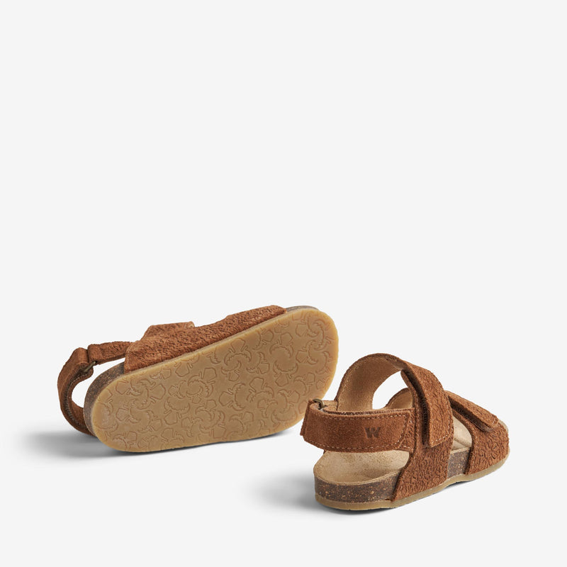 Wheat Footwear  Zehenfreie Kork-Sandale Cameron Sandals 9002 cognac