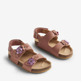 Wheat Footwear  Zehenfreie Kork-Sandale Clara mit Blumen Sandals 2021 old rose