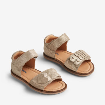 Wheat Footwear  Zehenfreie Sandale Uma glänzend Sandals 0171 grey