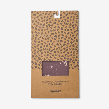 Wheat Outerwear Zukauf von Bügelpatches - Technische Oberbekleidung Care & Repair 9675 plum truffle stars