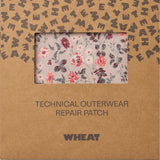 Wheat Outerwear Zukauf von Bügelpatches - Technische Oberbekleidung Care & Repair 9680 grey moon flowers