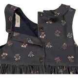 Wheat Ärmelloses Baumwoll-Kleid Eila Dresses 0035 black flowers
