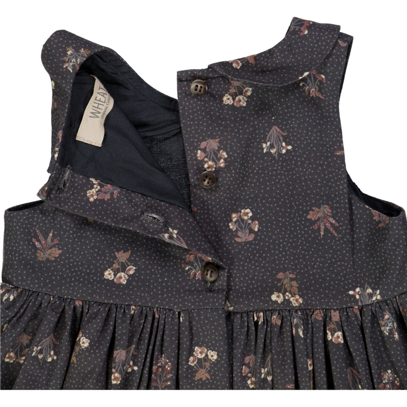 Wheat Ärmelloses Kleid Eila Dresses 0035 black flowers