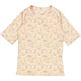 Wheat Bade T-Shirt Jackie Swimwear 9054 flowers and seashells