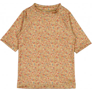 Wheat Main Bade T-Shirt Jackie Swimwear 9401 small porcelain flowers