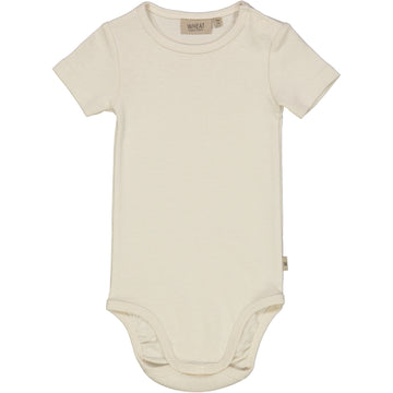 Wheat Main Basic Body Kurzarm Underwear/Bodies 3129 eggshell 