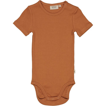 Wheat Main Basic Body Kurzarm Underwear/Bodies 5304 amber brown