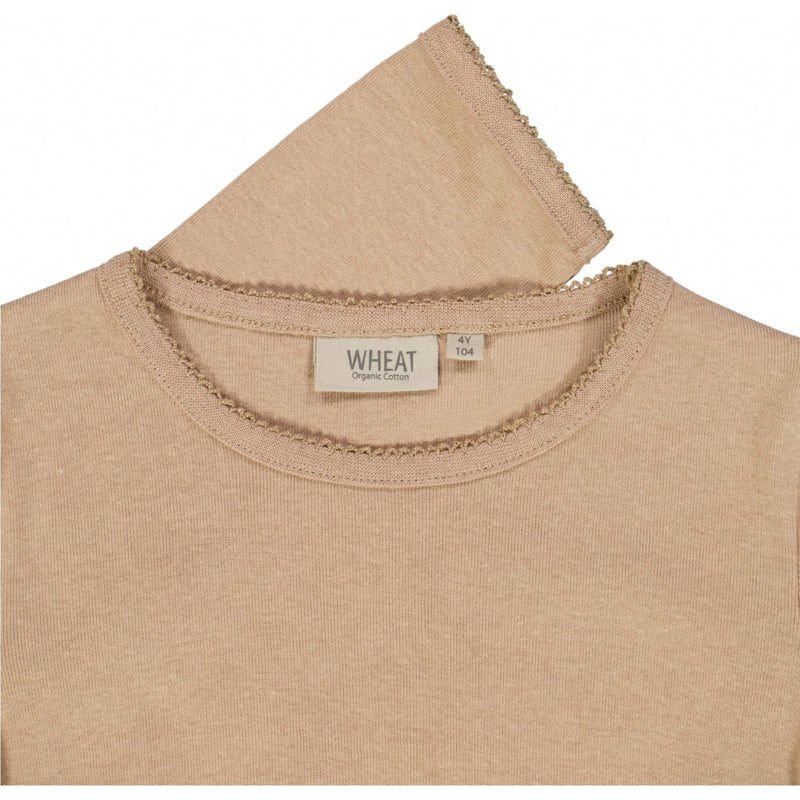 Wheat Basic Langarm-Shirt Mädchen Jersey Tops and T-Shirts 3320 affogato