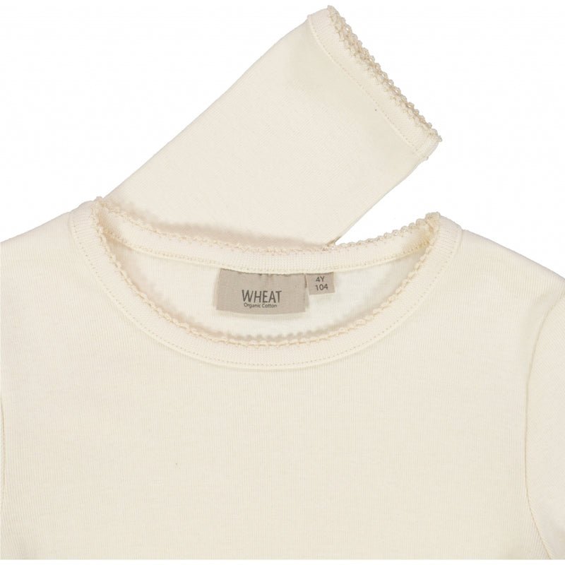 Wheat Basic Langarmshirt Spitze Jersey Tops and T-Shirts 3181 cotton