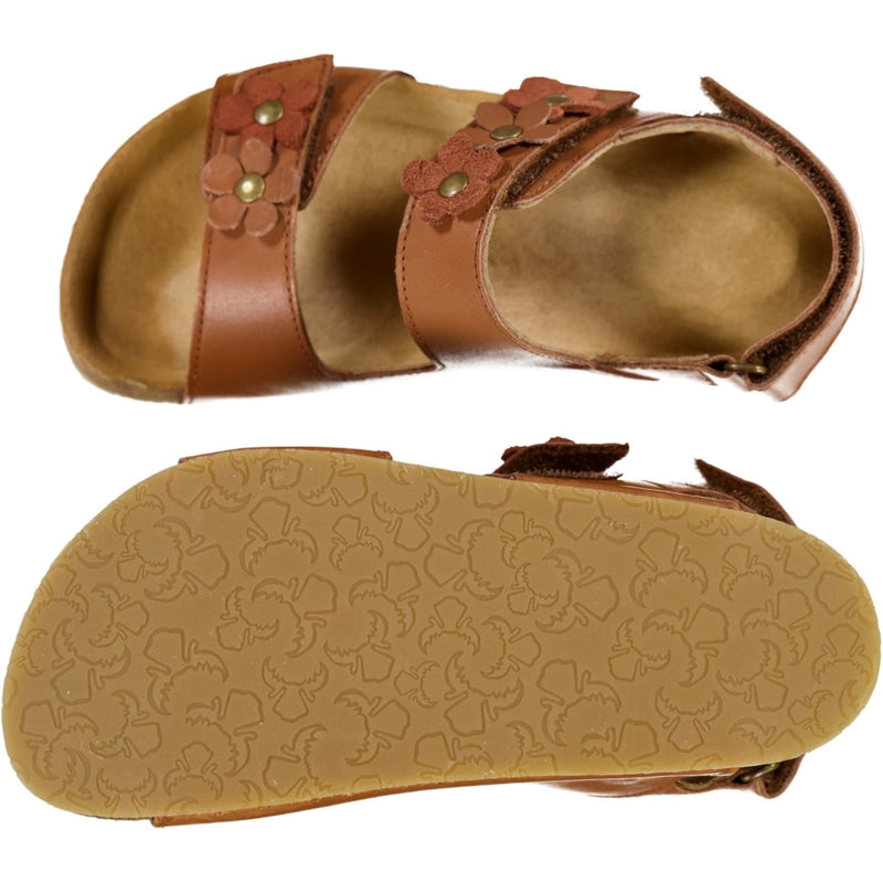 Wheat Footwear Clare Blumen Sandale Sandals 5304 amber brown