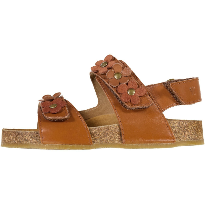 Wheat Footwear Clare Blumen Sandale Sandals 5304 amber brown
