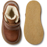 Wheat Footwear Gefütterte Schuhe Hanan Velcro mit Tex-Membran Crepe 9002 cognac