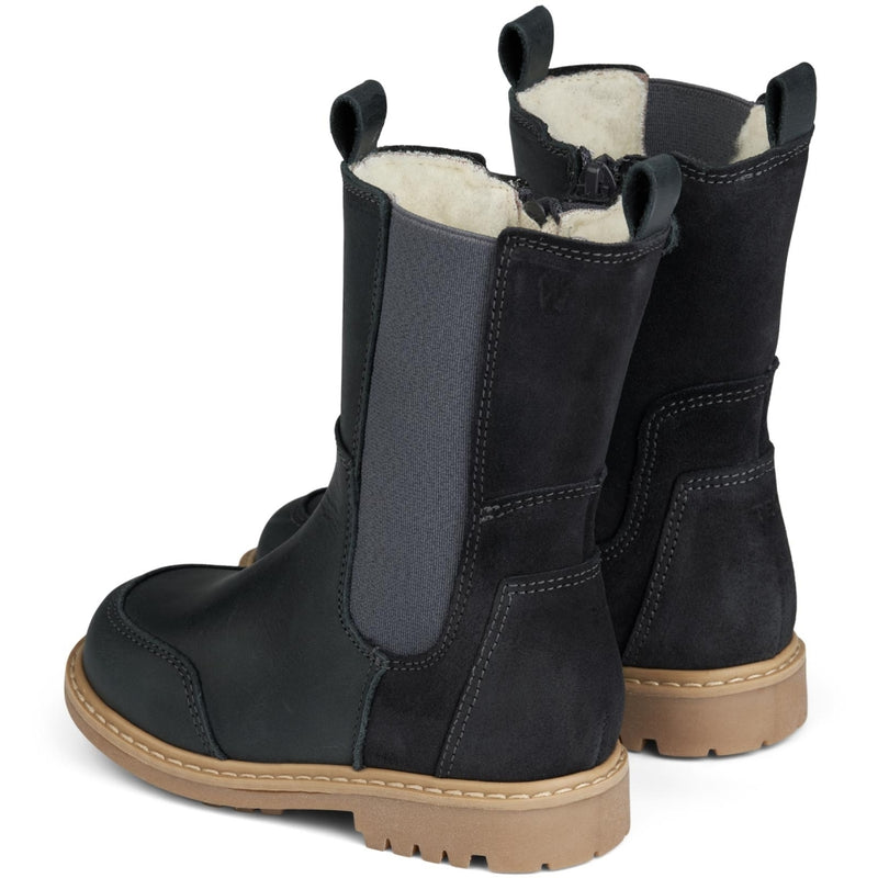 Wheat Footwear Gefütterter Chelsea-Stiefel Sonni Long mit Tex-Membran Winter Footwear 0033 black granite