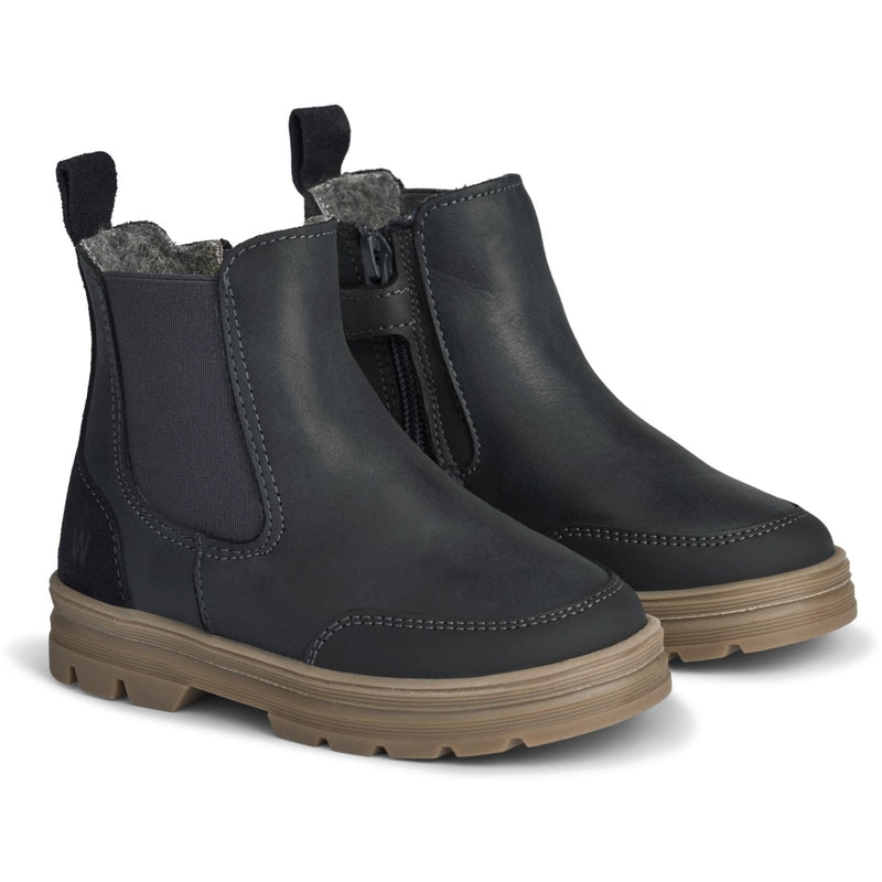 Wheat Footwear Gefütterter Winterstiefel Benni Elastic mit Tex-Membran Winter Footwear 0033 black granite