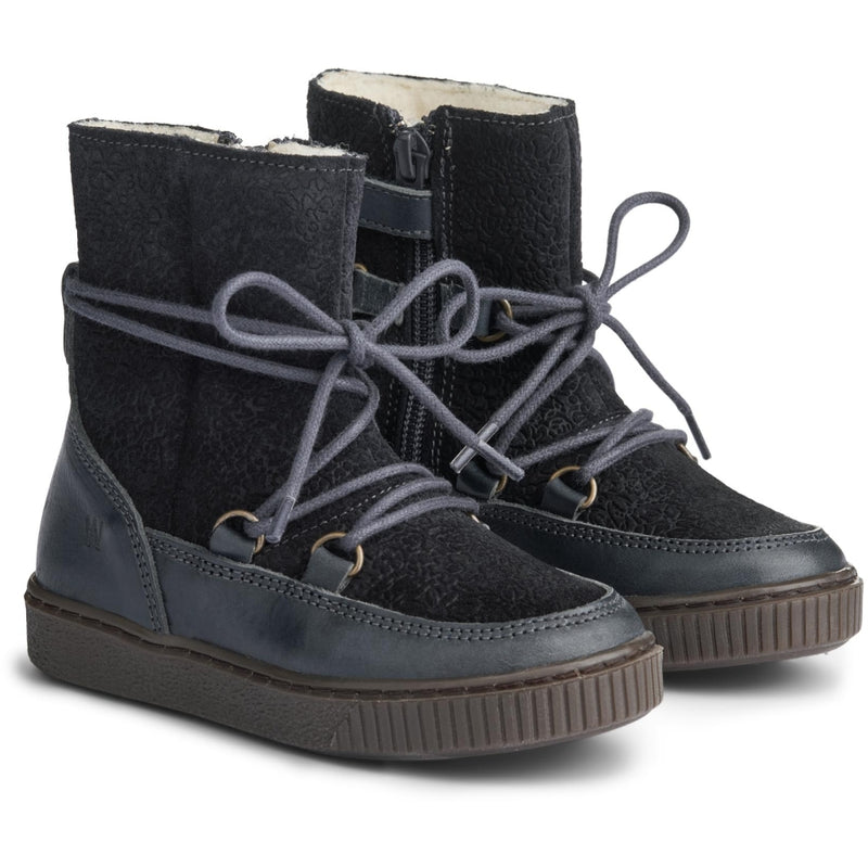 Wheat Footwear Gefütterter Winterstiefel Kaya mit Tex-Membran Winter Footwear 0033 black granite