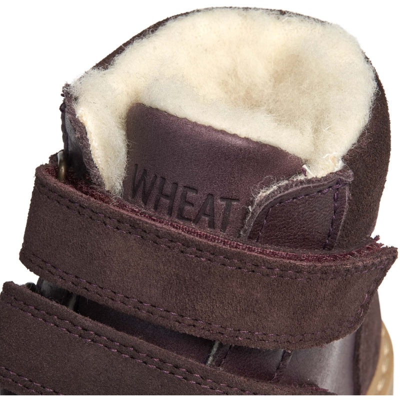 Wheat Footwear Gefütterter Winterstiefel Stewie mit Tex-Membran Winter Footwear 3118 eggplant
